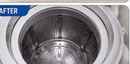 Washing machine drum after UBOND cleaning